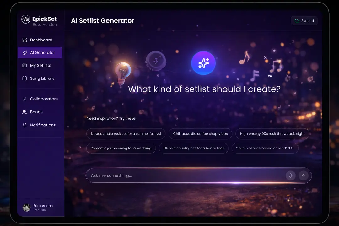 AI Setlist Generator